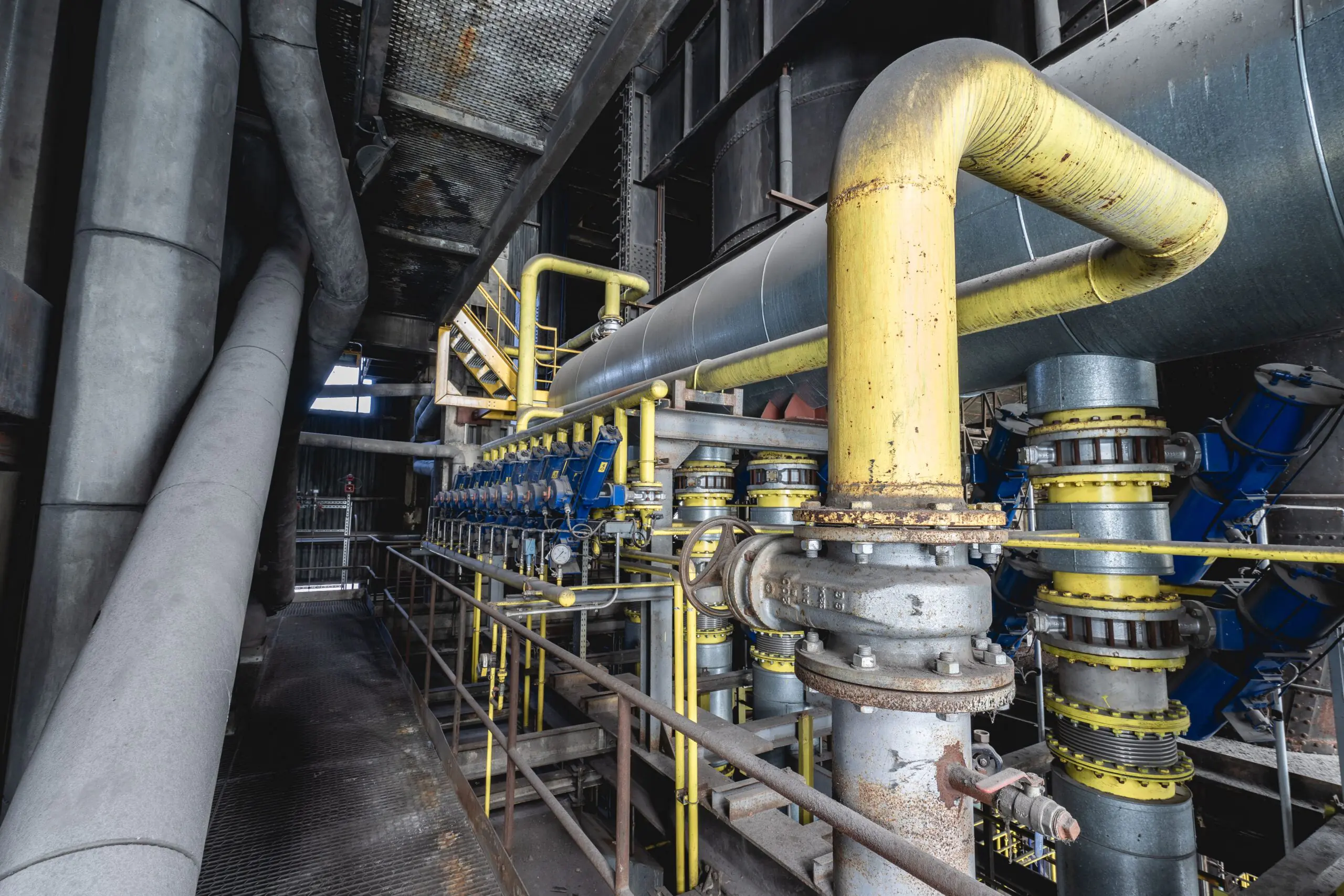 Industrial valves and piping
