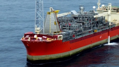 SeaRose FPSO vessel at sea